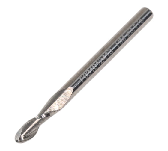 Изображение товара Фреза сферическая двухзаходная (3.175x10x40x3.175 мм; Z=2) CUT2 20142