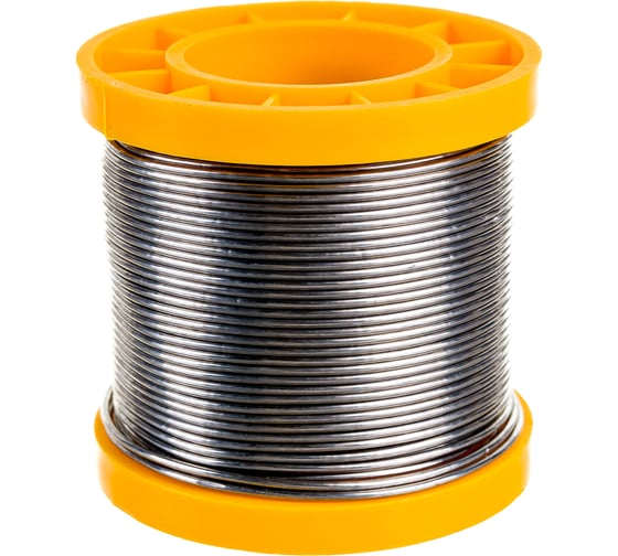 Изображение товара Припой ПОС 61 (1 мм; 200 г; трубка с канифолью) Gigant SP-005