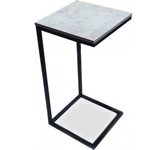 Изображение товара Стол журнальный Desk Question лофт DQ Simple Fir цвет бетон чикаго 350x350x716 10128