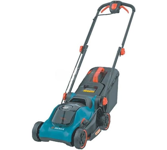 Изображение товара Газонокосилка аккумуляторная SENIX 32 см, X2 20В, АКБ 4Ач, ЗУ LPPX2-L-EU