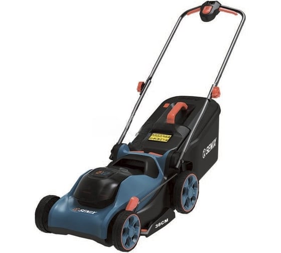 Изображение товара Газонокосилка аккумуляторная SENIX 38 см, 2x2 40В, 2 АКБ 4Ач, ЗУ LPPX2-M1-EU