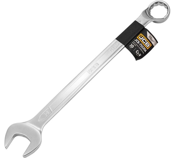 Изображение товара Ключ комбинированный JCB отогнутый на 75грд. 30мм JCB-75530A(58144)