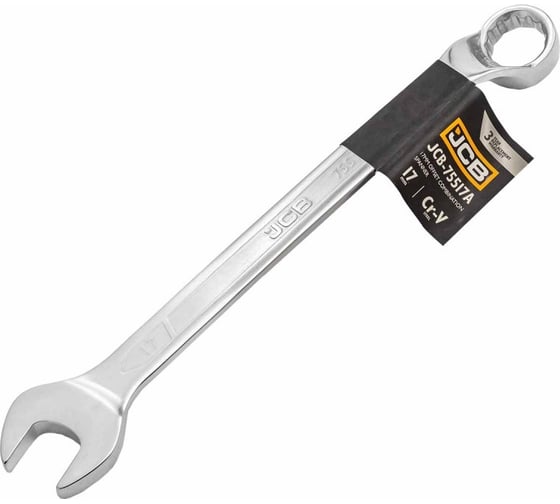 Изображение товара Ключ комбинированный JCB отогнутый на 75грд. 17мм JCB-75517A(58137)