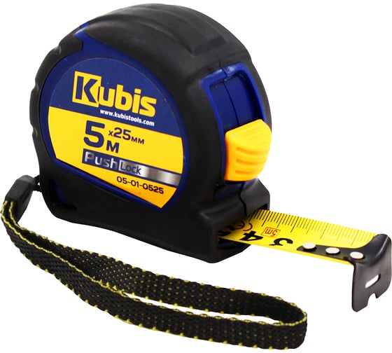 Изображение товара Рулетка измерительная KUBIS 5 м25 мм PushLock 05-01-0525