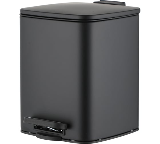 Изображение товара Ведро для мусора Homium Bin, с педалью, цвет черный HS-PBSR010bl5