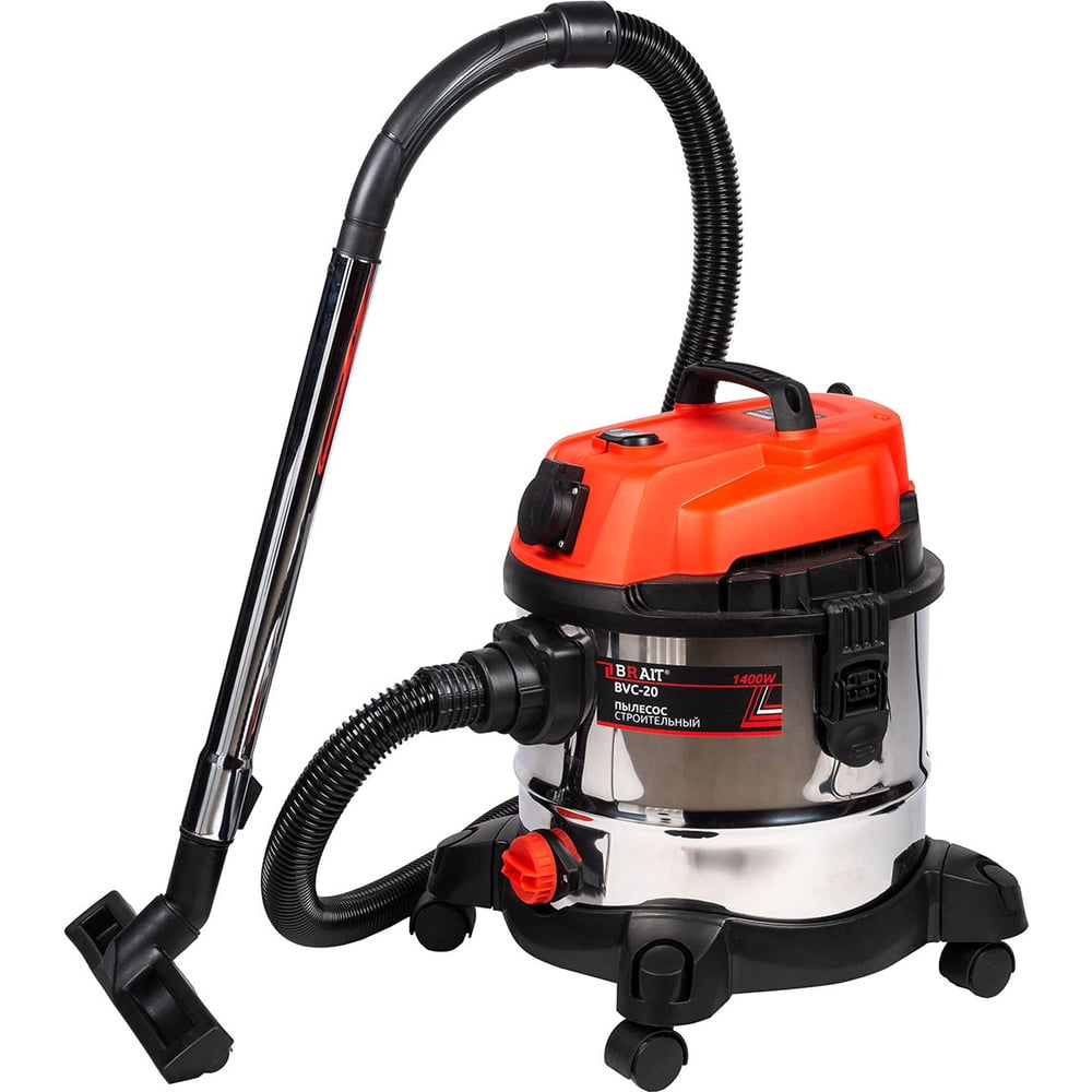 Изображение товара Пылесос строительный BRAIT BVC-20 1400 Вт 20 л сухая уборка