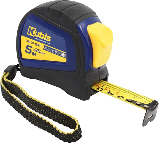 Изображение товара Рулетка измерительная KUBIS 5 м25 мм AutoLock 05-01-1525