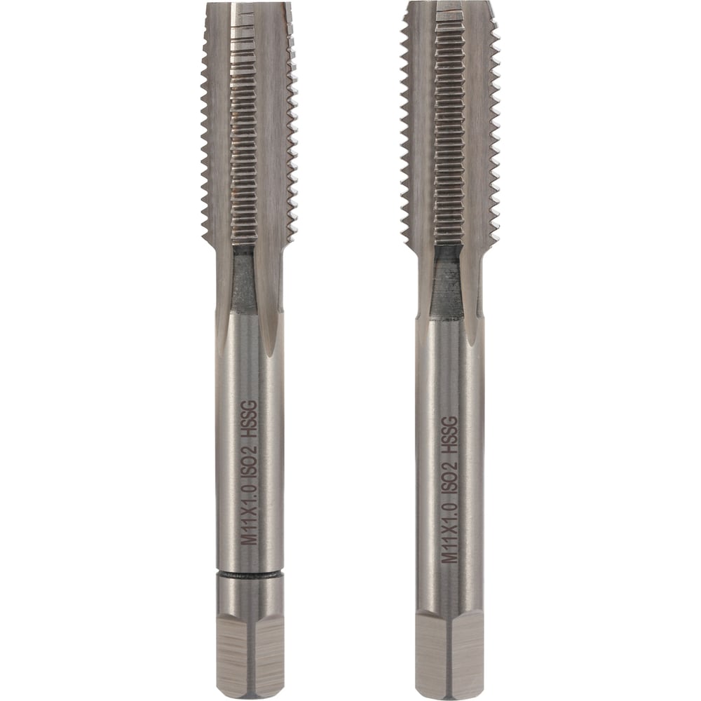 Изображение товара Метчик VOLKEL М11 шаг 1.0мм комплект 2 шт DIN2181 HSS-G для металла