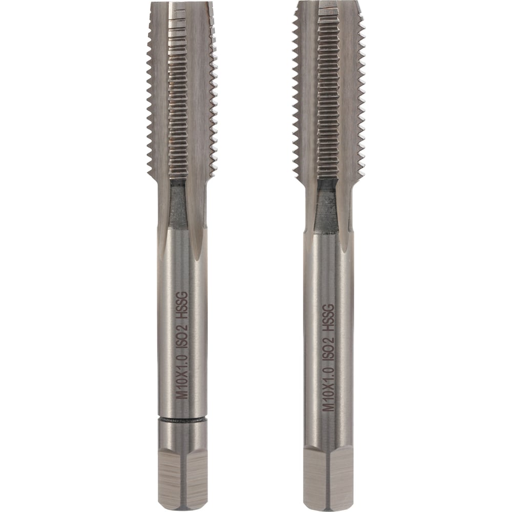 Изображение товара Метчик VOLKEL М10 шаг 1.0мм комплект из 2 шт сталь HSS-G DIN2181