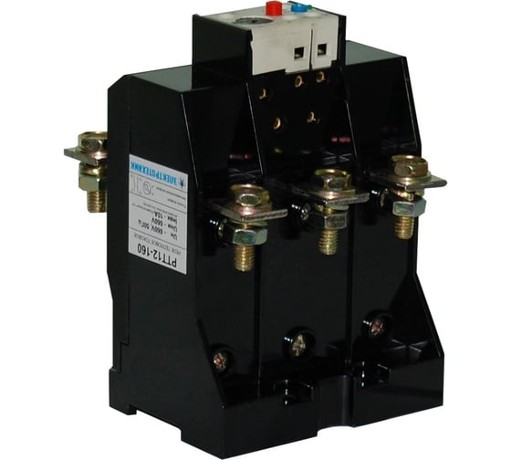 Изображение товара Реле тепловое токовое Электротехник РТТ12-160 130-170А УХЛ4, 660В/50Гц, 1з 1р, автоматический и ручной возврат, IP00, ET051532