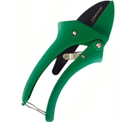 Изображение товара Секатор с храповым механизмом UNITRAUM пластиковый корпус, L=184мм UN-C0667