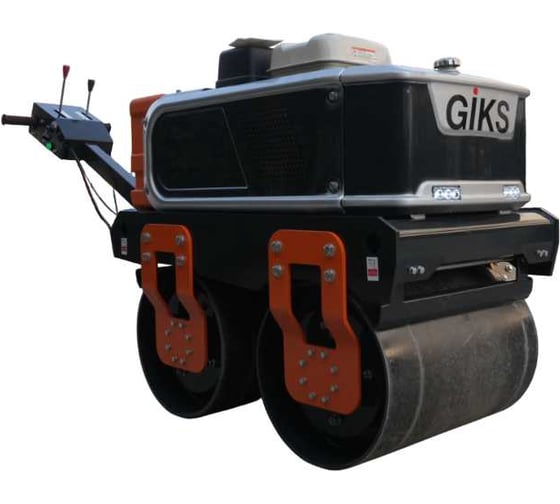 Изображение товара Вибрационный двухвальцовый каток GIKS двигатель Honda GX270 9,0 л.с. гидрав. привод, вес 550 кг GVR-500H