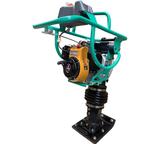 Изображение товара Бензиновая вибротрамбовка GIKS двигатель Dinking DK165, 4.0 л.с. 70кг RM70D