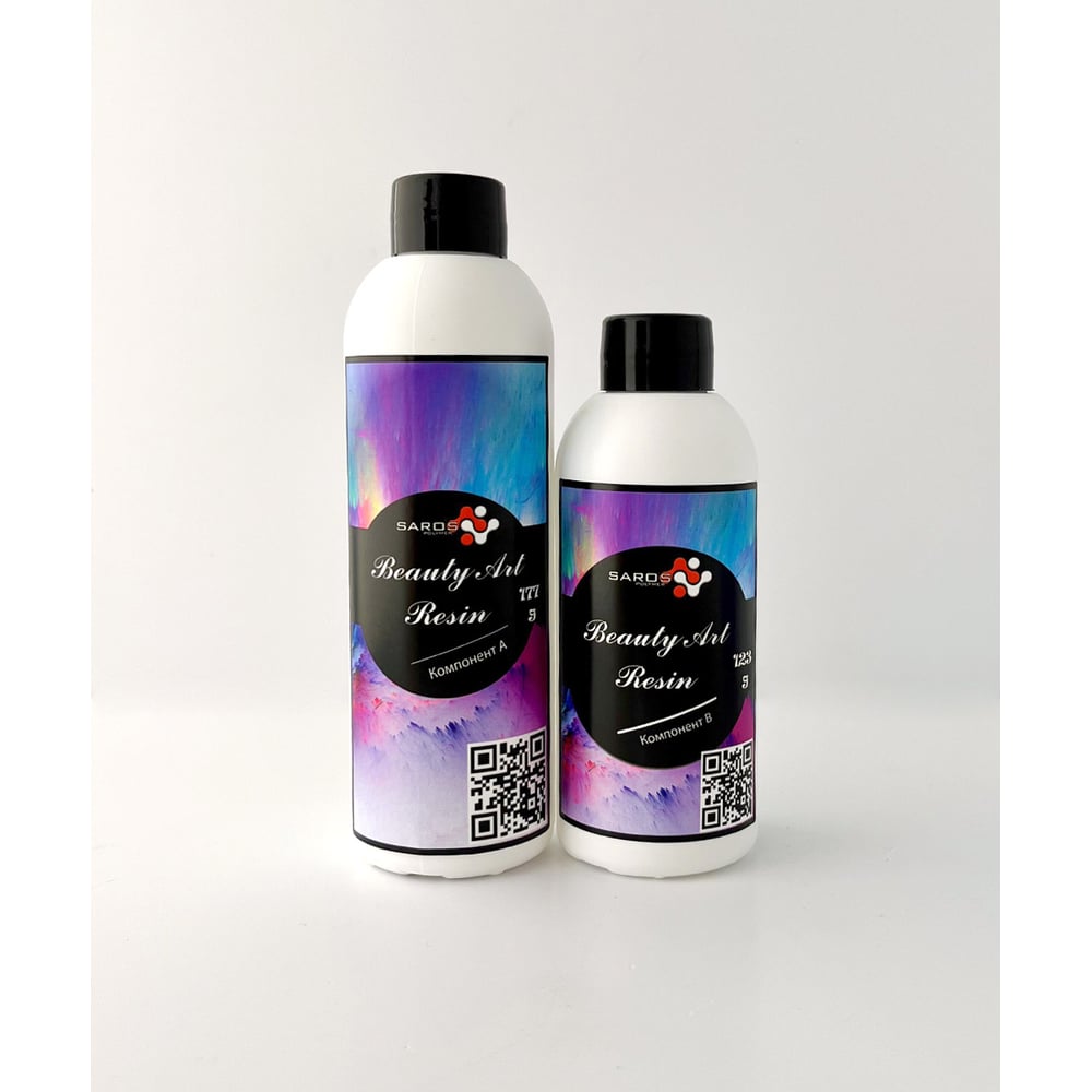 Изображение товара Комплект Epоксидной Смолы Saros Polymer Beauty Art Resin 0.3 кг
