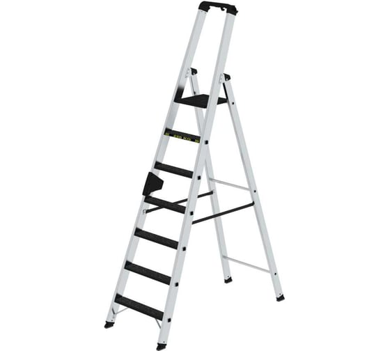 Изображение товара Стремянка MUNK 7 ступеней с покрытием Clip-Step R13 с рукояткой Ergo-pad нагрузка до 250 кг 042707