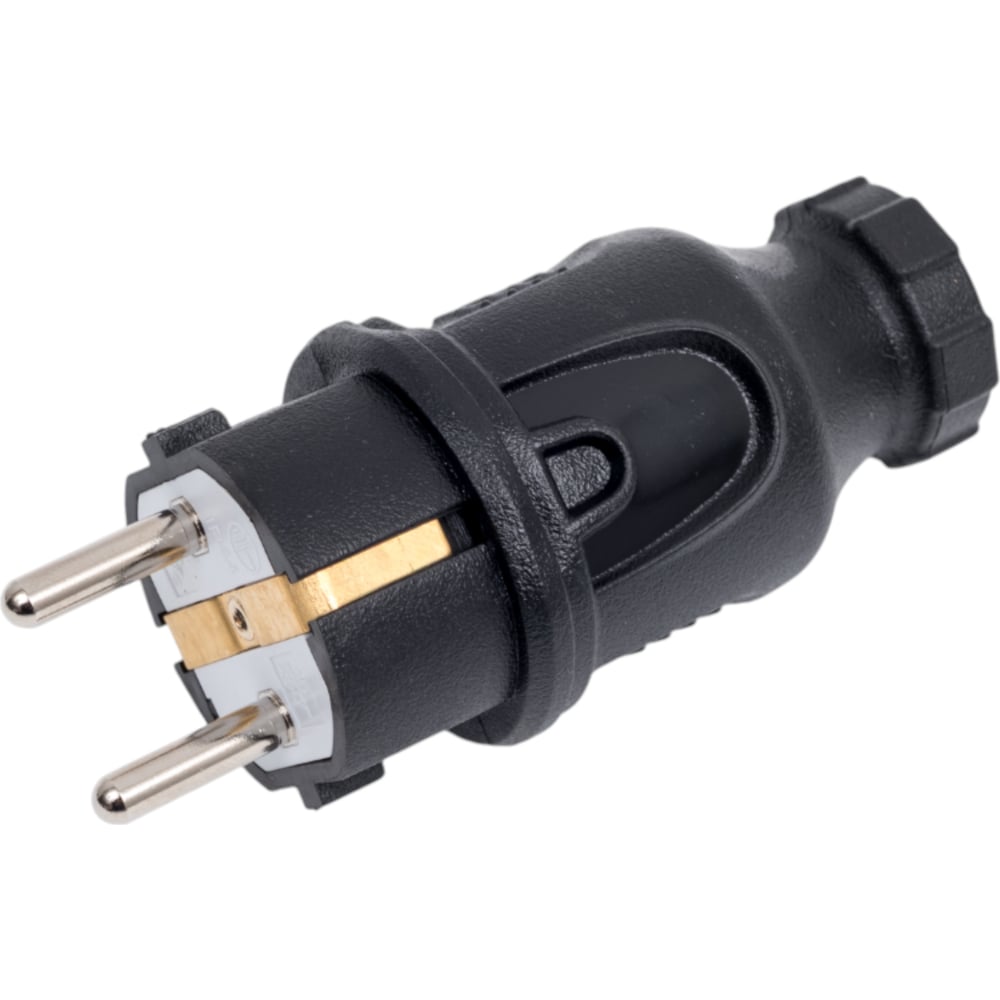 Изображение товара Вилка прямая каучуковая энаргит 2P+E CEE 7/4 16А IP44