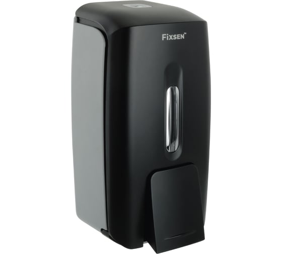 Изображение товара Настенный дозатор для жидкого мыла FIXSEN HOTEL 825мл, пластик, черный 31012K