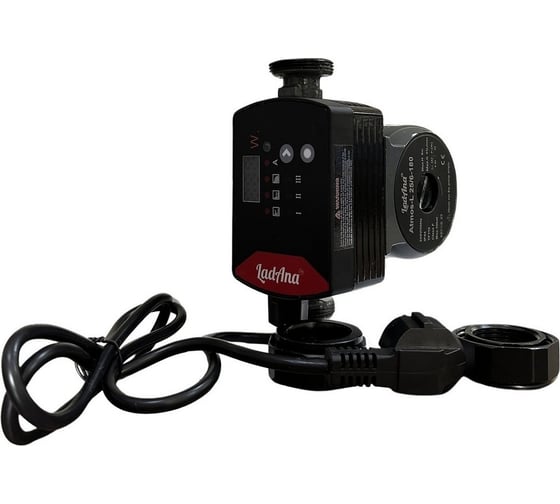 Изображение товара Циркуляционный интеллектуальный насос LadAna Atmos L 25/6-180 (кабель 1 м, евровилка, комплект гаек) 260508005