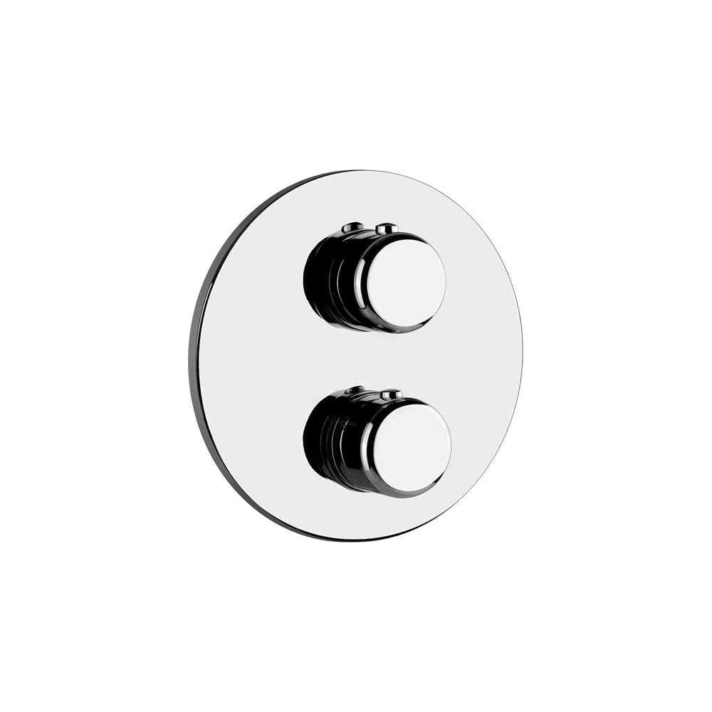 Изображение товара Встраиваемый термостат Gessi Goccia с переключателем на 2 выхода хром