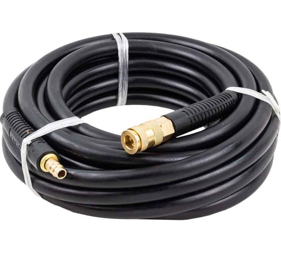 Изображение товара Шланг резиновый воздушный армированный с фитингами 10х17 мм, 10 м Rockforce RF-AHC-10/K(58685)