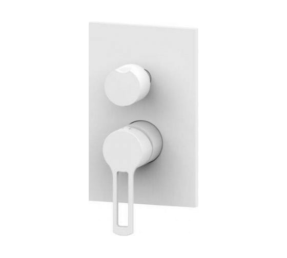 Изображение товара Встраиваемый смеситель для душа Paffoni RINGO белый матовый RIN018BO/M 00227549