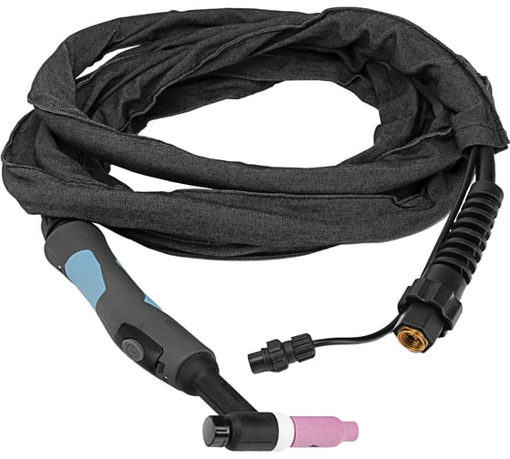 Изображение товара Горелка TIG WP 26 FX (8 м, M16x1.5+2 pin, воздушное охлаждение, AC160А/DC250A, 0.5-3.2 мм) энаргит WP26FX-8-M16-2P