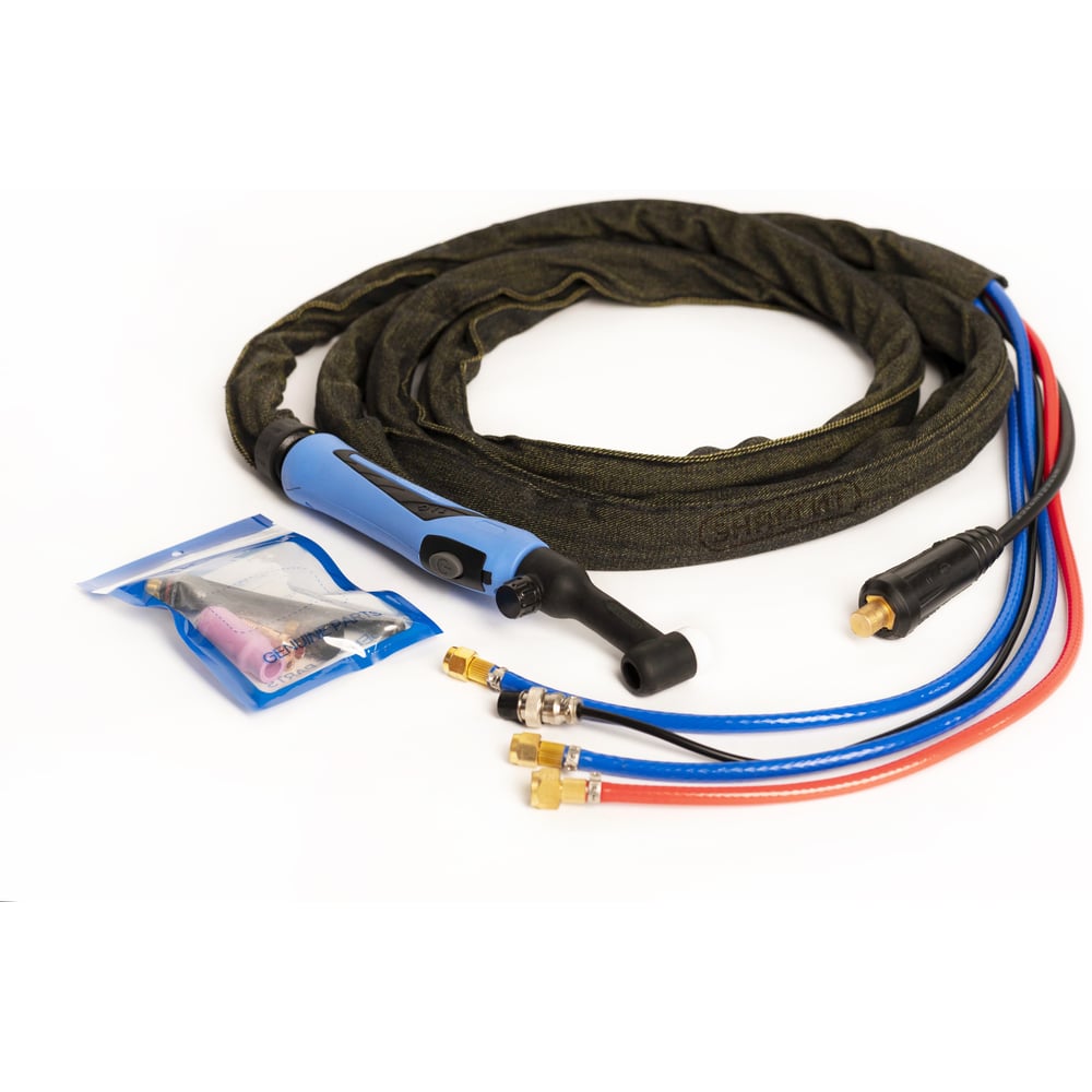 Изображение товара Горелка TIG WP 18FXV, водяное охлаждение, 4 м, M16x1.5, 350А