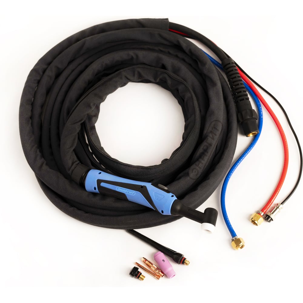 Изображение товара Горелка TIG WP 18FX 8 м водяное охлаждение AC/DC сварка M16x1.5 2pin