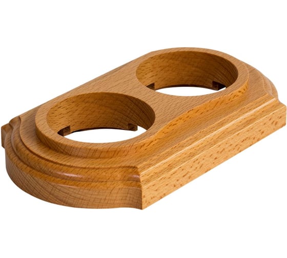 Изображение товара Рамка МЕЗОНИНЪ 2-местная Элегант бук натуральный GE70722-25