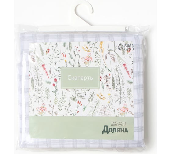 Изображение товара Скатерть Доляна Easter joy 145х180 см, 100% полиэстер 10261465