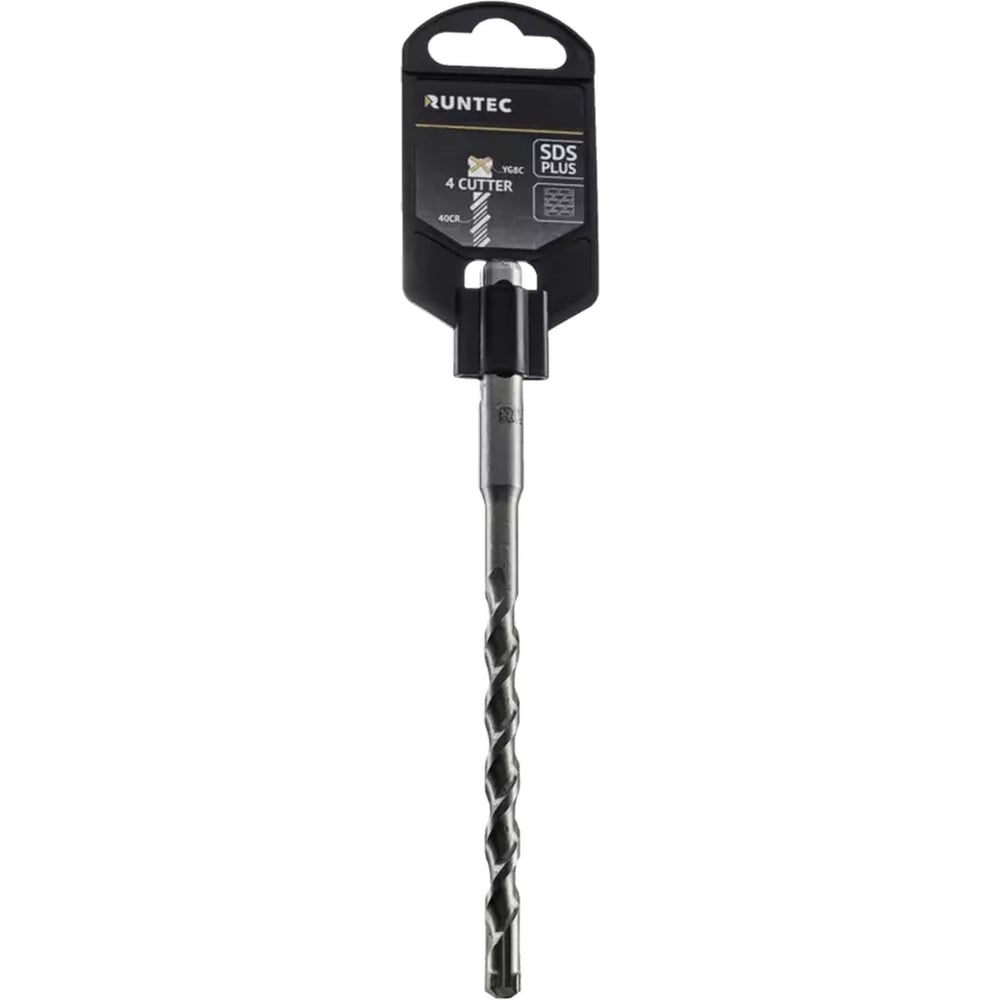 Изображение товара Бур SDS-Plus 4 Cutter 8x41x110 мм RUNTEC RT-RD4X8110 - сверло для бетона и камня