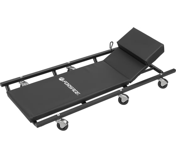 Изображение товара Лежак подкатной Forsage на 6-ти колесах с регулируемым подголовником 425х125мм F-TR6452/Big/(16955)