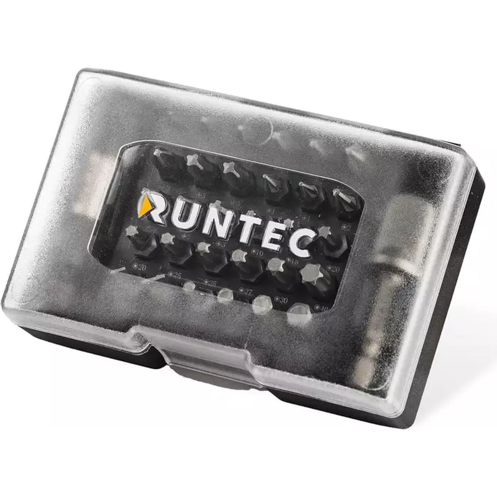 Изображение товара Набор бит RUNTEC RT-BX32 32 шт Сталь S2 с футляром и адаптером