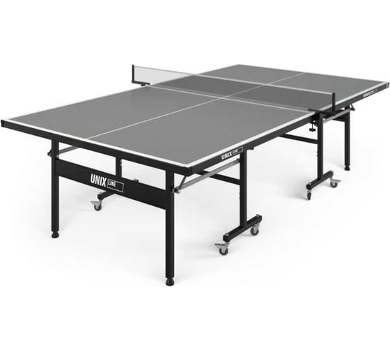 Изображение товара Всепогодный теннисный стол UNIXline outdoor 6 мм (grey) TTS6OUTGRY