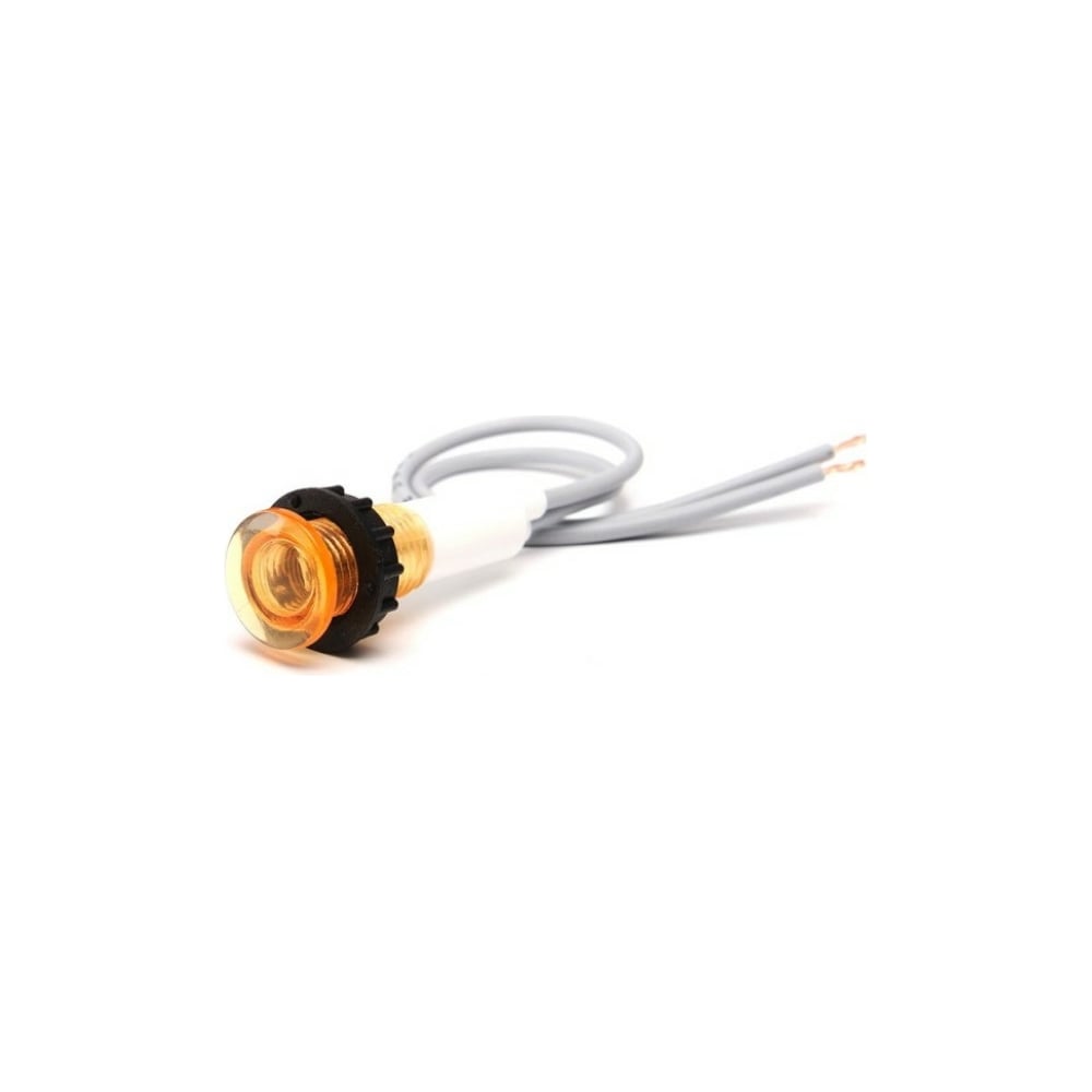 фото Сигнальная арматура emas жёлтая 10мм с силиконовым проводом 12в s100ls1
