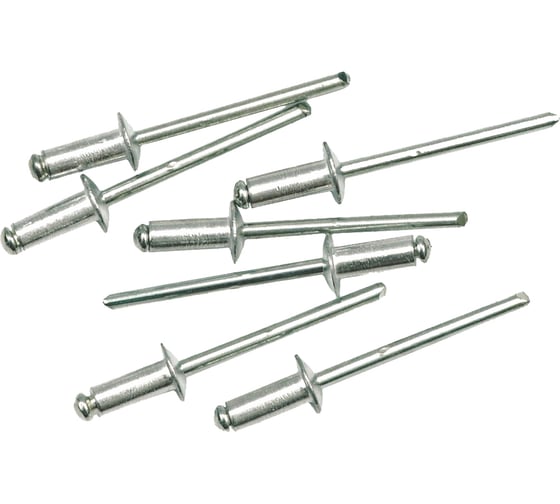 Изображение товара Заклепки вытяжные алюминиевые (50 шт/уп; 4.0х16 мм) Политех 2951050
