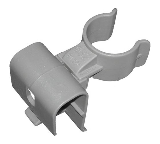 Изображение товара Держатель боковой для шланга пылесоса серый 32 мм TTS 00003343E