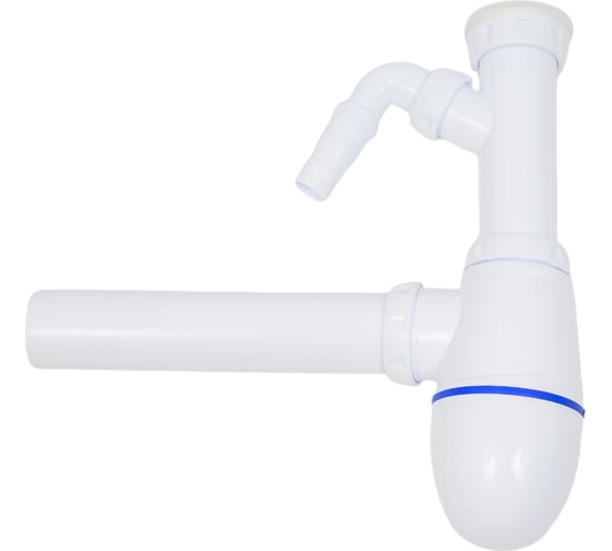 Изображение товара Сифон для мойки Unicorn, отвод для стиральной машины, резьба и переходник 40x32, отвод Ø40, без выпуска 1 1/2" (Ø 40) B510V