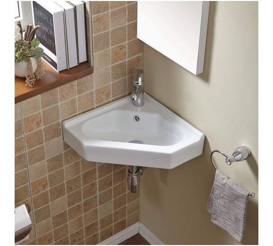 Изображение товара Раковина подвесная Weltwasser WW AISBACH 7012 GL-WT глянцевая белая, 550x385x170 мм 10000008681