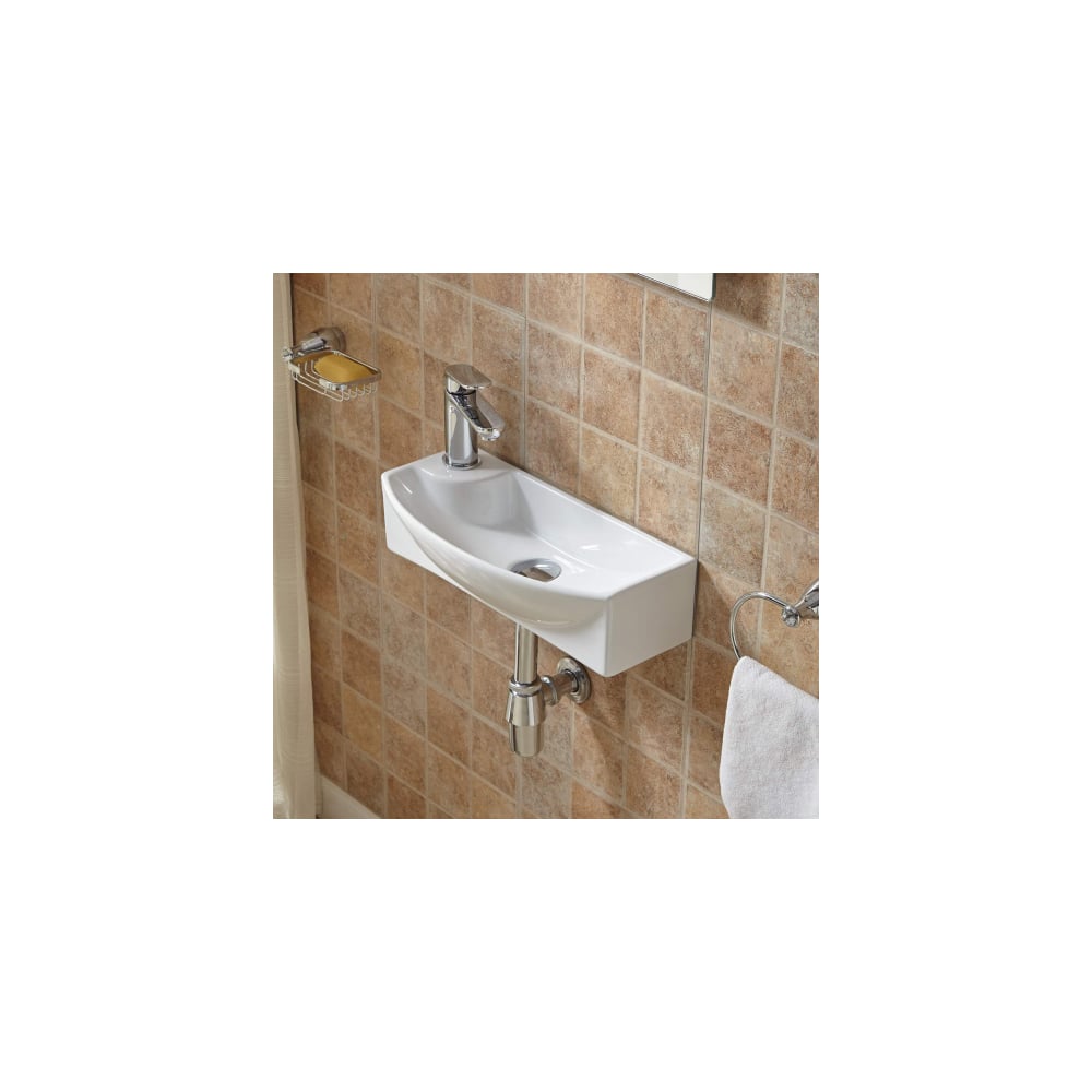 Изображение товара Подвесная раковина Weltwasser WW AISBACH 7946 GL-WT глянцевая белая 455x220 мм