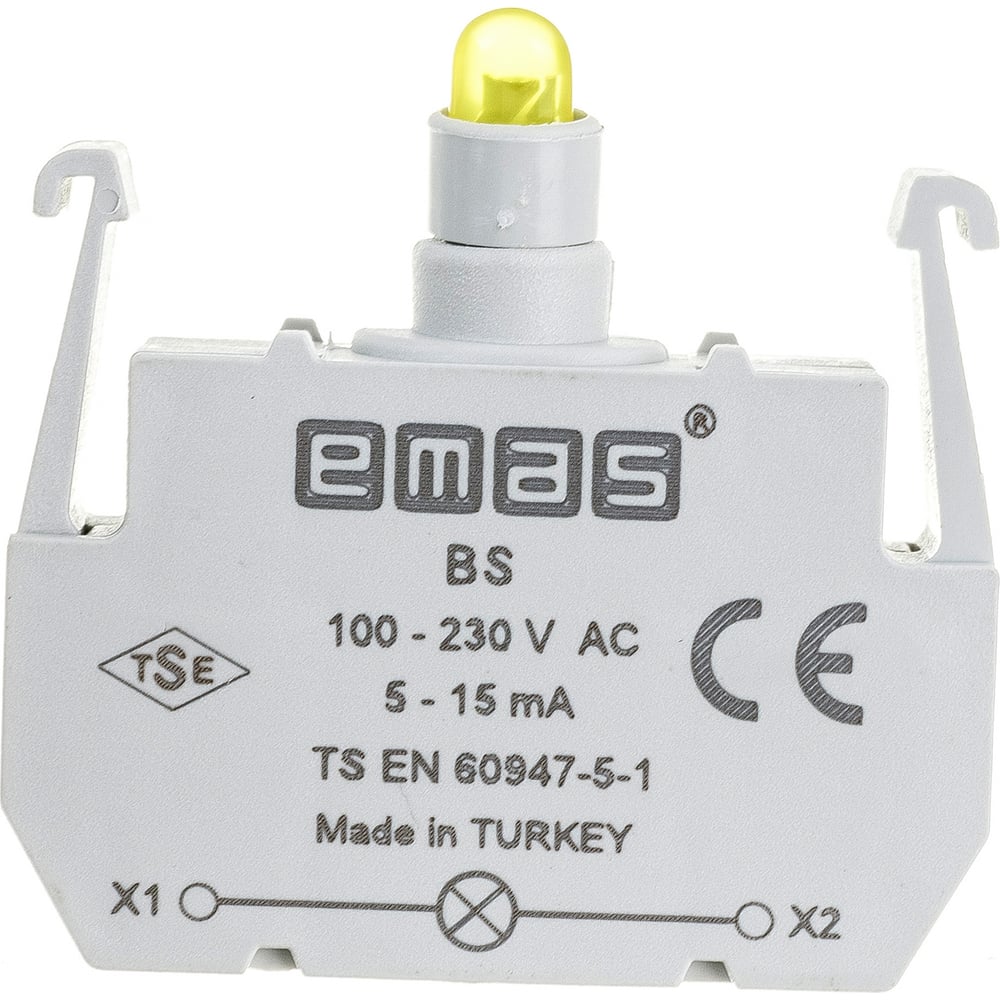 Блок-контакт подсветки EMAS быстродействующий контактный блок emas