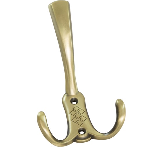 Изображение товара Крючок мебельный трехрожковый Kerron атласная бронза KR-0210-MAB