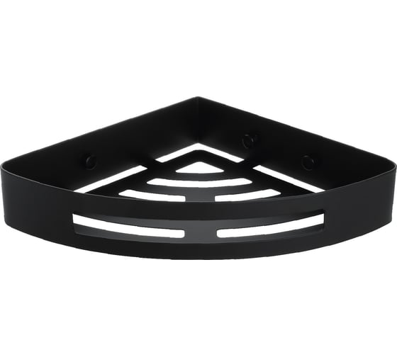 Изображение товара Полка угловая одноэтажная FIXSEN HOTEL черная 31003K