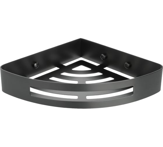 Изображение товара Полка угловая одноэтажная FIXSEN HOTEL графит 31003M