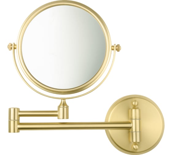 Изображение товара Зеркало косметическое FIXSEN HOTEL золото-сатин, D15 31021G