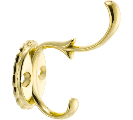 Изображение товара Мебельный крючок KERRON Д66 Ш29 В60, латунь KR 0111 OT