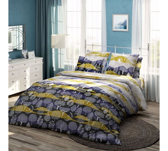 Изображение товара Комплекты постельного белья Самойловский Текстиль Семейный День-ночь 787219