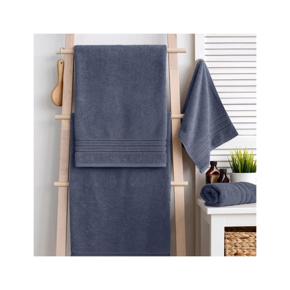 Изображение товара Полотенце Верона 50x90 см Самойловский Текстиль хлопок темно-серое