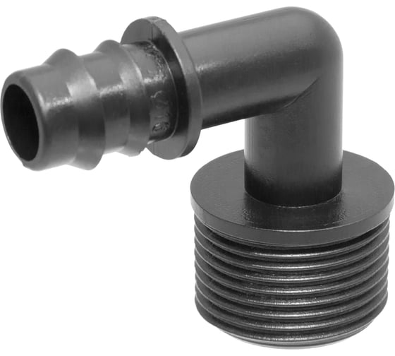 Изображение товара Уголок для трубки капельного полива MasterProf 16 мм х 3/4" н, 2 шт ДС.070723.2