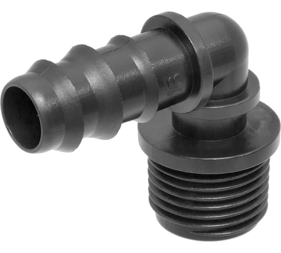 Изображение товара Уголок для трубки капельного полива MasterProf 16 мм х 1/2" н, 2 шт ДС.070717.2